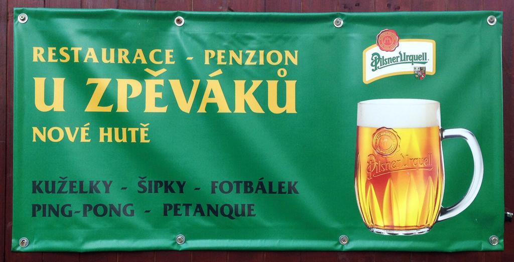 Penzion U Zpevaku Nove Hutě Bagian luar foto